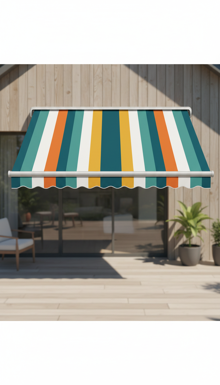 Wall-Mounted Shade Awning