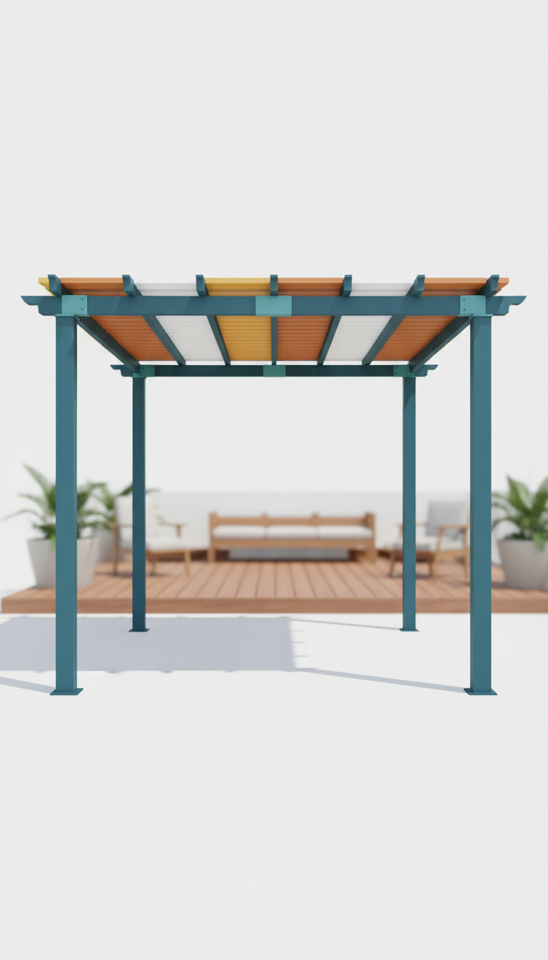 Freestanding Aluminum Pergola